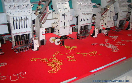 EMBROIDERY OPERATION